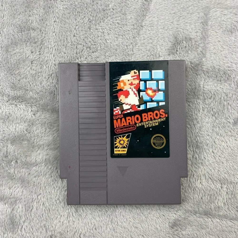 Super Mario Bros Nintendo NES Authentic Original Tested Retro Vintage Game CIB